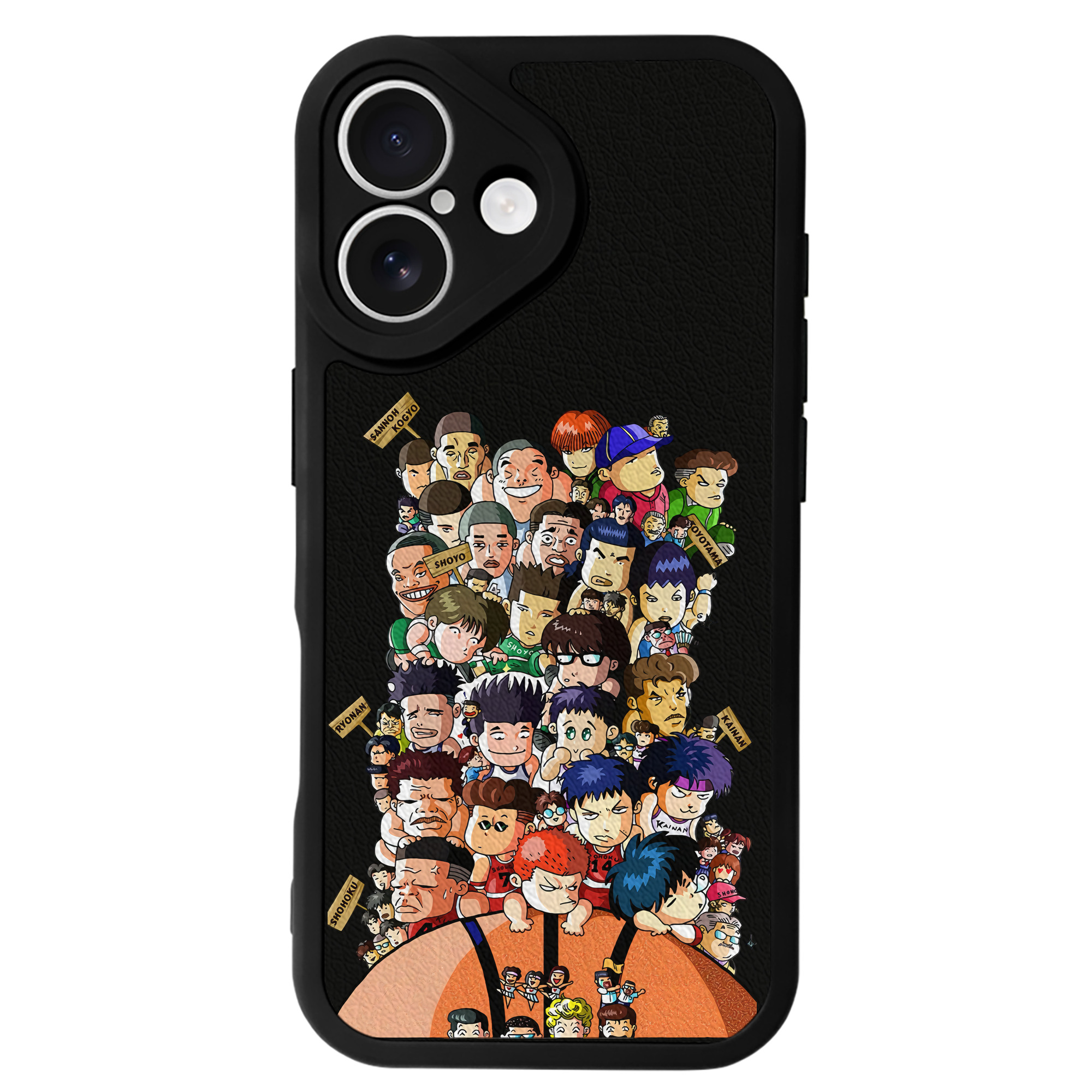（画像用） SLAM DUNK／スラムダンク 【iPhone 16シリーズ対応】シリコンスマホケース（レザー調） 材質：シリコン